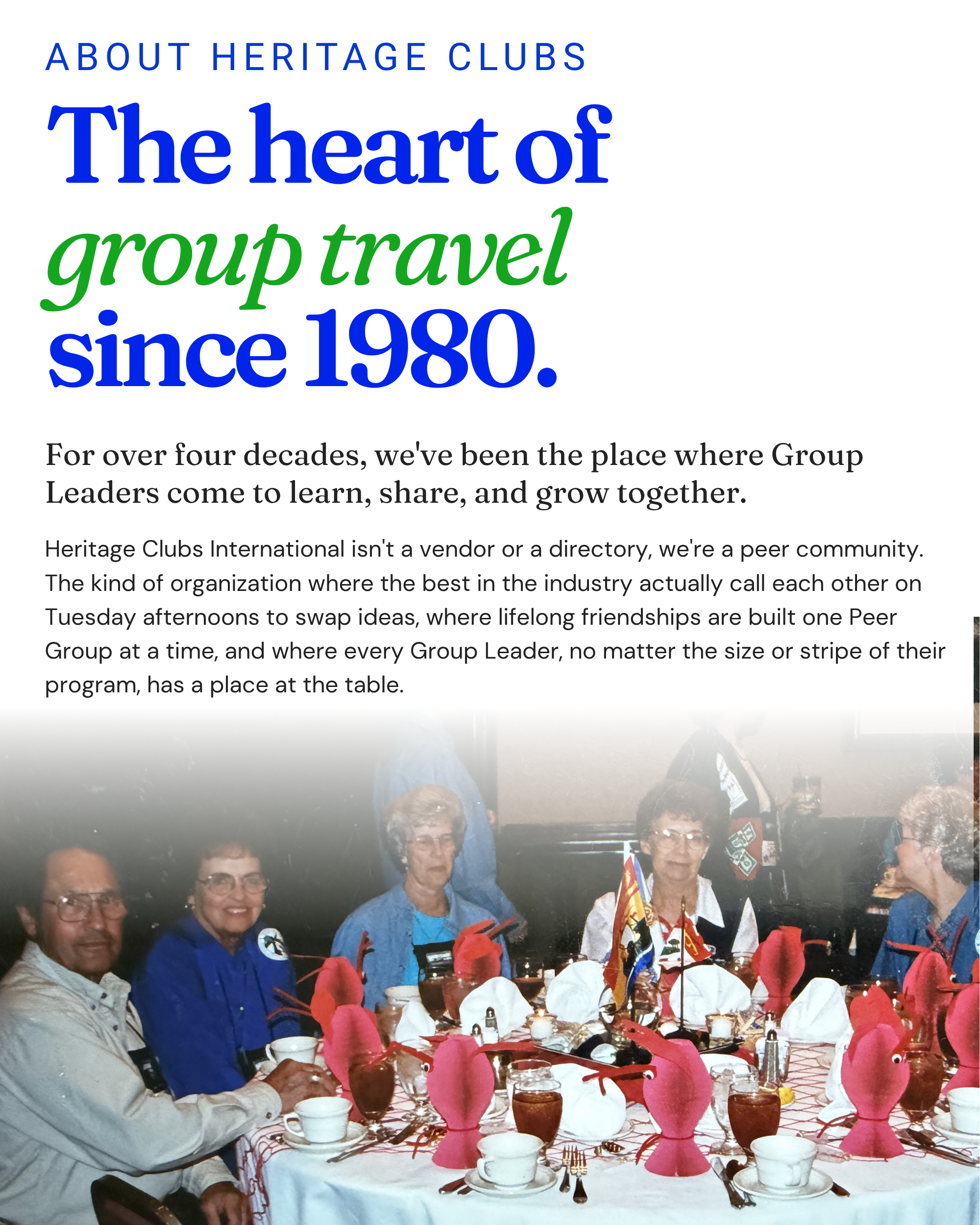 Heritage Clubs International - About Us
