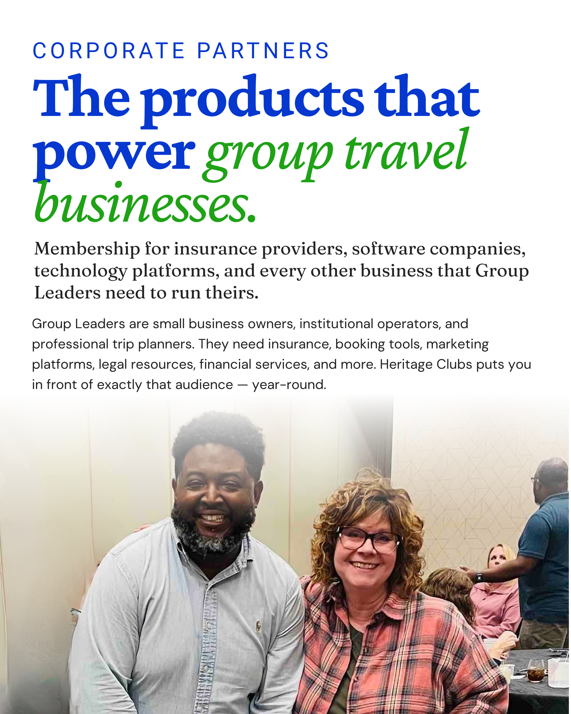Heritage Clubs International - Corporate Partners